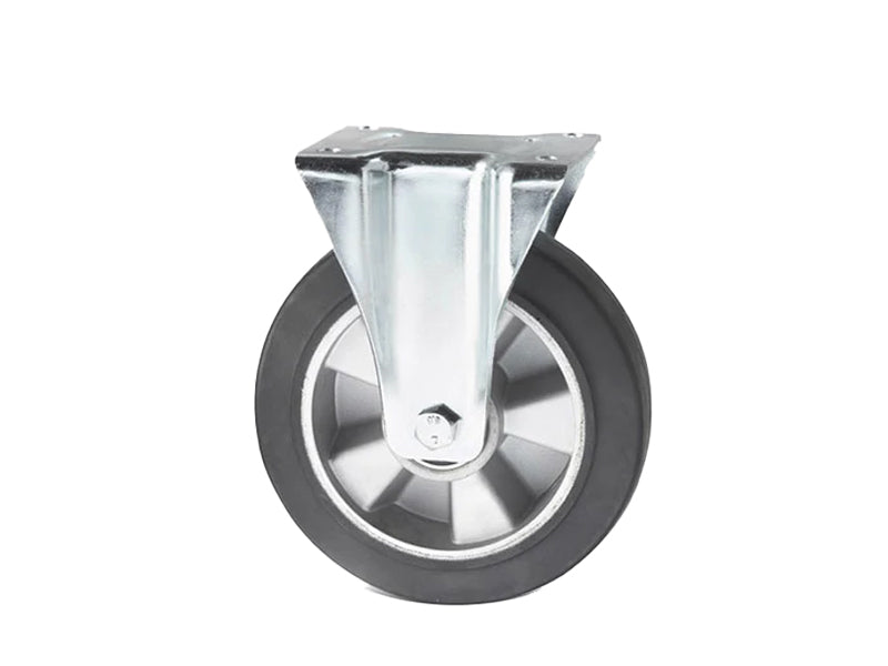 Roulettes RAS - noires ROUES ÉLASTIQUES avec corps et SUPPORTS en aluminium - Galets pour TRANSPALETTES et CHARIOTS ÉLÉVATEURS et CAMIONS INDUSTRIELS - CHARGES ÉLEVÉES Roulettes RAS - noires ROUES ÉLASTIQUES avec corps et SUPPORTS en aluminium - Galets pour TRANSPALETTES et CHARIOTS ÉLÉVATEURS et CAMIONS INDUSTRIELS - CHARGES ÉLEVÉES